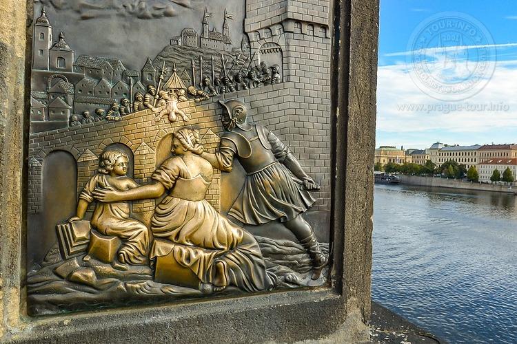 Чехия, обзорная экскурсия по Праге, Карлов мост, место где загадывают желания