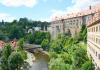Чешский Крумлов и замок Глубока экскурсия из Праги по Чехии. Влтава и замок Крумлов